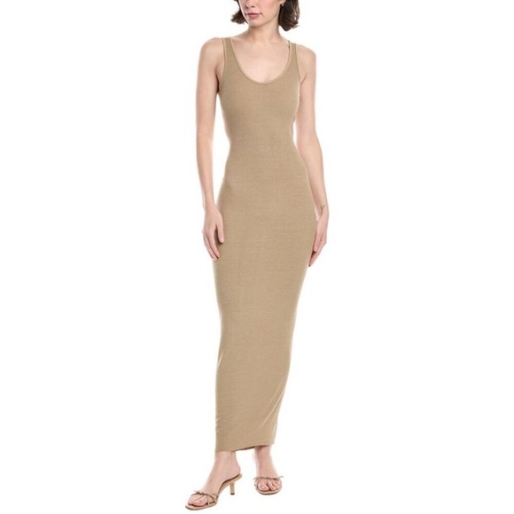 Enza Costa Dresses & Skirts - Enza Costa Tan Sleeveless Maxi Dress